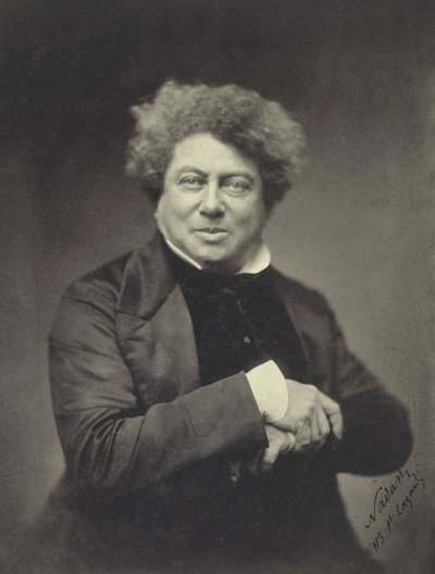 Alexander Dumas père (1802-1870) by Nadar